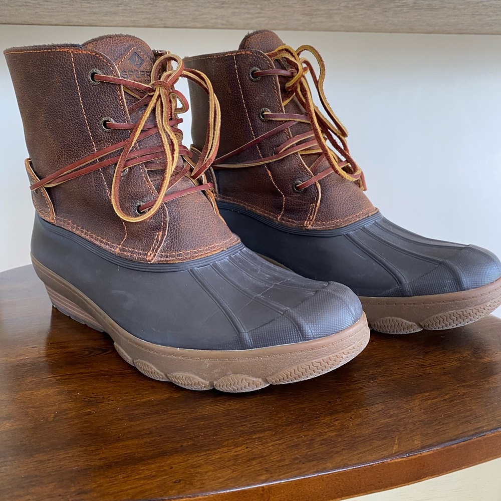 Sperry Wedge Heeled Duck Boots